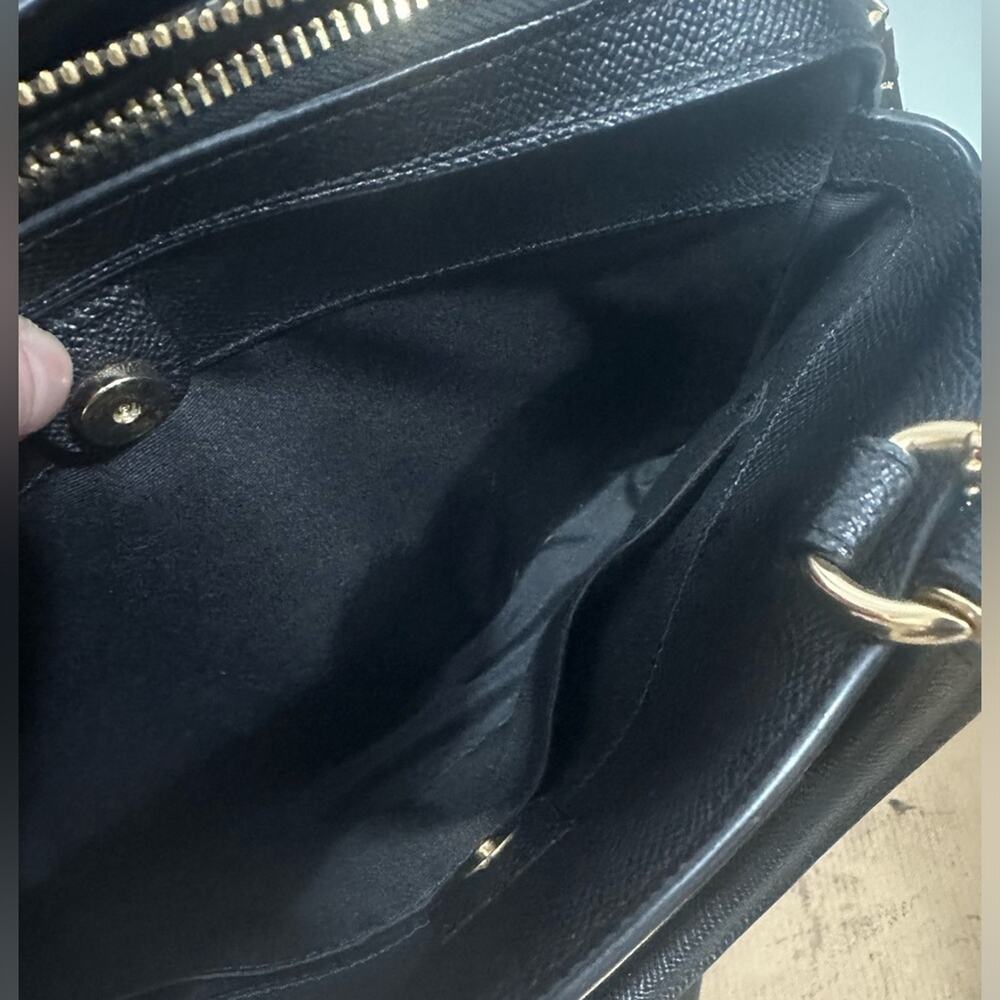 Coach Lillie Black Carryall Satchel Bag - Picture 13 of 15